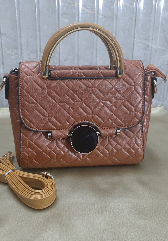 Brown Color Elegant Design Shoulder Bag