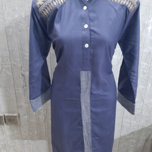 greyish-blue-color-stitched-shirt-kameez-women