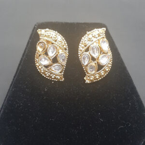 Leaf Style Stud Earrings