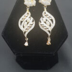 Dangle Style Gold Plated Earrings