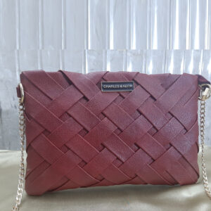 Cross Strip Style Shoulder Bag