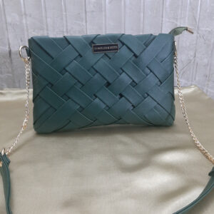 Cross Strip Style Shoulder Bag