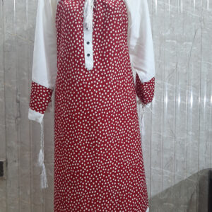 Polka Style Umbrella Shirt ( Stitched )