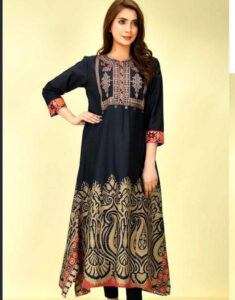 Limelight Embroidered Unstitched Lawn Dress ( 3 piece suit )